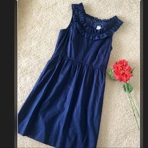 J Crew Dress Navy Blue